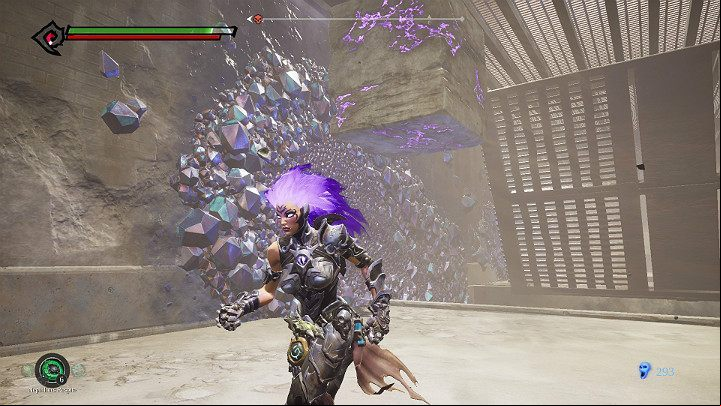 When the windmills start, they will throw the boulder upwards - The Lowlands | Darksiders 3 Walkthrough - Walkthrough - Darksiders 3 Guide
