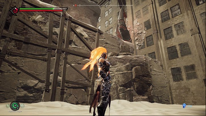 To jump on the rocks, you will need to use the Flame Hollow - The Lowlands | Darksiders 3 Walkthrough - Walkthrough - Darksiders 3 Guide