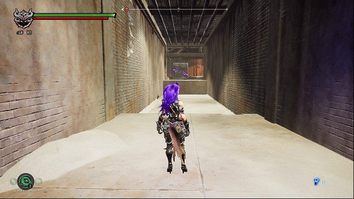 Go to the other end of the tunnel and hit the boulder to get to the button - The Lowlands | Darksiders 3 Walkthrough - Walkthrough - Darksiders 3 Guide