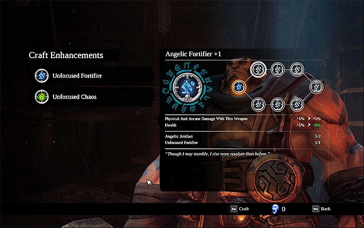 It is worth noting that the existing improvements can be improved to offer even better bonuses to statistics - How to install weapon upgrades in Darksiders 3? - FAQ - Darksiders 3 Guide
