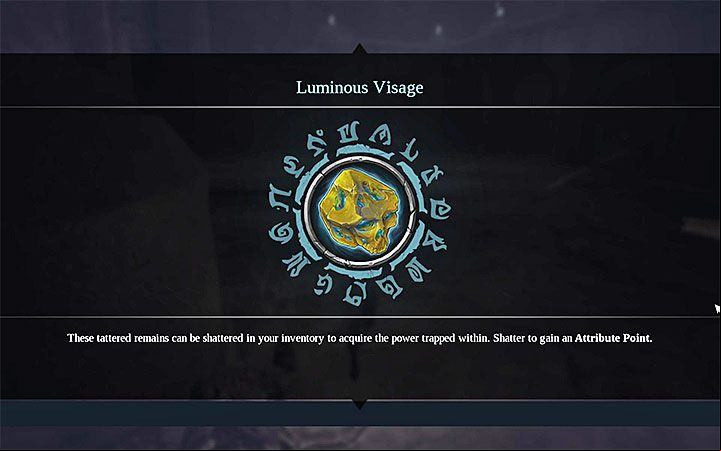 An alternative method is to find Luminous Visages - List of trophies in Darksiders 3 - Trophies - Darksiders 3 Guide