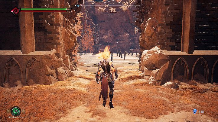 Go through a hole in the wall - South End | Darksiders 3 Walkthrough - Walkthrough - Darksiders 3 Guide