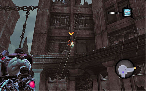 1) The stone is lodged in the wall of the north building ading the square where you fight the first Nhoss - Resistance Stonebites locations - Lostlight - Sticks and Stones - Darksiders II - Game Guide and Walkthrough