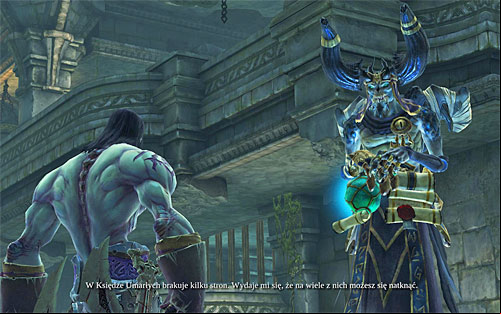 You can unlock this quest during a conversation with the demonic merchant Vulgrim, who can be found in various places all over the game world - Unlocking the quest - The Book of the Dead - Darksiders II - Game Guide and Walkthrough