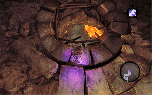 After winning the battle, take the only available age - The Scar - Reaching the central area of the dungeon - Additional Locations - Darksiders II - Game Guide and Walkthrough