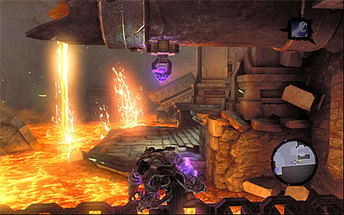 Jump on the chain and move forward - The Scar - Obtaining the Skeleton Key - Additional Locations - Darksiders II - Game Guide and Walkthrough