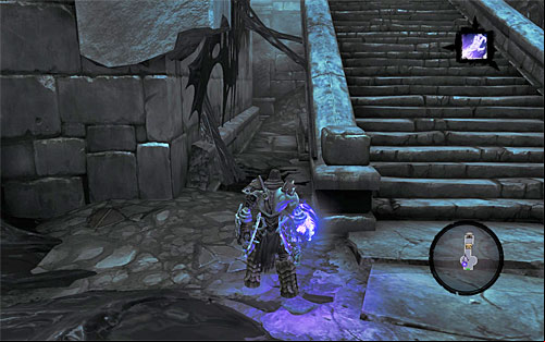 Before heading for the entrance, I suggest you dive underwater first for a Boatman Coin - Shattered Forge - Additional Locations - Darksiders II - Game Guide and Walkthrough