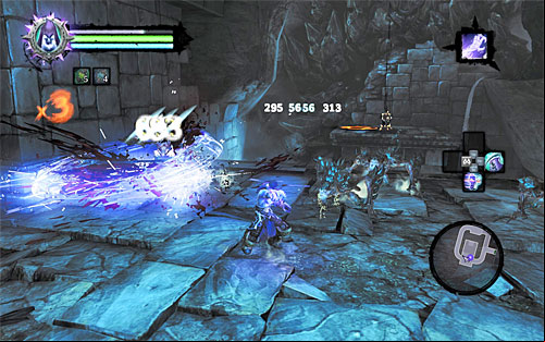 Go through the hallway leading west, and wall-run once you reach a gap - there are two ledges to hold on to on the way - Shattered Forge - Additional Locations - Darksiders II - Game Guide and Walkthrough