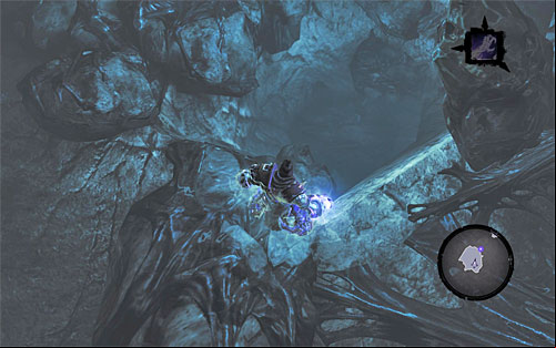 Jump into the water, dive and look for an underwater tunnel pictured above - Shattered Forge - Additional Locations - Darksiders II - Game Guide and Walkthrough