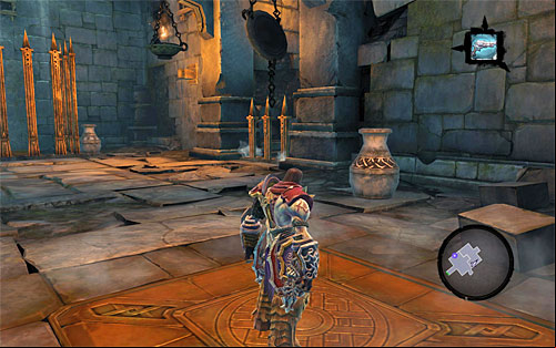Step on the pressure plate shown above and activate Soul Splitter again - Forge Lands - Other Locations - Additional Locations - Darksiders II - Game Guide and Walkthrough