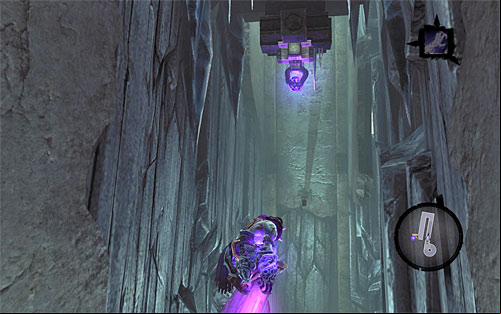 There, in the narrow hallway, approach the edge and start going down by grabbing onto interactive handholds - Lair of the Deposed King - Exploring the lower levels of the dungeon - Additional Locations - Darksiders II - Game Guide and Walkthrough