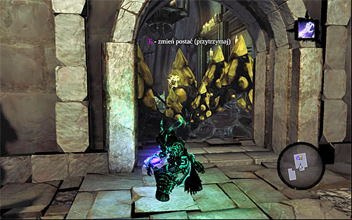 Take control over the first half for the last time, and use the traded shadowbomb to unlock the ageway pictured above - Sentinel's Gaze - Exploring Sentinels Gaze - Additional Locations - Darksiders II - Game Guide and Walkthrough
