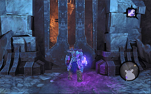 After winning the battle, pick up the dropped items and find a new chest - Sentinel's Gaze - Exploring Boneriven - Additional Locations - Darksiders II - Game Guide and Walkthrough