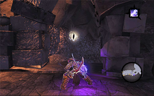 Head south-east, but don't forget to look around for a legendary Keel Talisman (the above screen), three chests and a Soul Arbiter's Scroll - Sentinel's Gaze - Exploring Boneriven - Additional Locations - Darksiders II - Game Guide and Walkthrough
