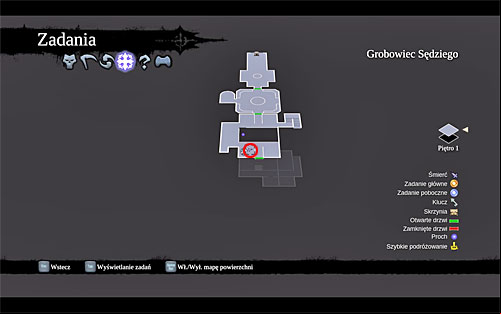 1) The scroll lies on a balcony in one of the first chambers of the tomb (next to the area where the Judicator is) - Soul Arbiter's Scrolls locations - The Kingdom of the Dead - The Chancellor's Quarry - Darksiders II - Game Guide and Walkthrough