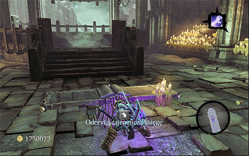 The first thing to do here is to grab one of the 20 Soul Arbiter's Scrolls - Read the mysterious tome - The Chancellor's Quarry - Darksiders II - Game Guide and Walkthrough