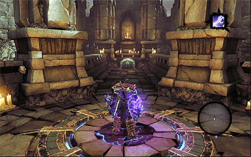 To reach the treasure room (the above screen), use the following portals - Level I - Declination - The Chancellor's Quarry - Darksiders II - Game Guide and Walkthrough