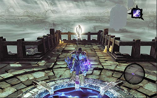 To reach the treasure room (the above screen), use the following portals - Level V - Deception - The Chancellor's Quarry - Darksiders II - Game Guide and Walkthrough