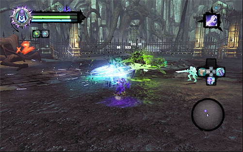 On the sixth level of the Soul Arbiter's Maze you going to have to deal with hostile Wraiths, Abominations, Vengeful Spirits and Liches, with their summoned creatures as usual - Level VI - Isolation - The Chancellor's Quarry - Darksiders II - Game Guide and Walkthrough