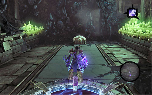 To reach the treasure room (the above screen), use the following portals - Level X - Ascension - The Chancellor's Quarry - Darksiders II - Game Guide and Walkthrough