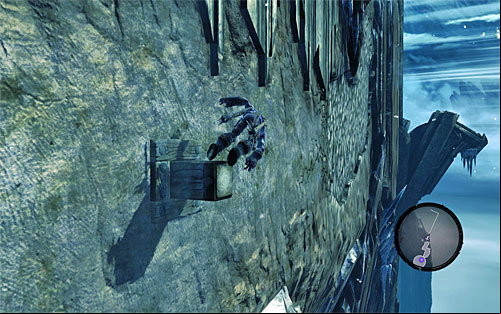 Reaching the new ledge shouldn't be a problem - Reach the top of The Dark Fortress (2) - Find a Way to Save War - Darksiders II - Game Guide and Walkthrough