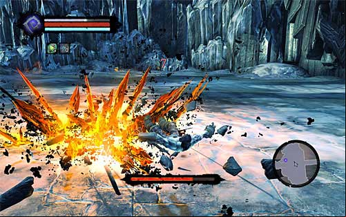 No matter the weapon, perform a maximum of two attacks - Boss 2 - War - Find a Way to Save War - Darksiders II - Game Guide and Walkthrough
