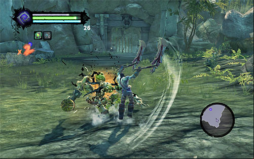 Attack the single Construct Warrior - Finishing the quest - Find a Way to Save War - Darksiders II - Game Guide and Walkthrough
