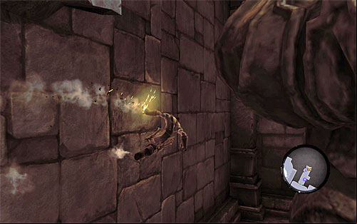 Use the newly unlocked objects on the wall - Restore the Fire of the Mountain (2) - The Fire of the Mountain - Darksiders II - Game Guide and Walkthrough