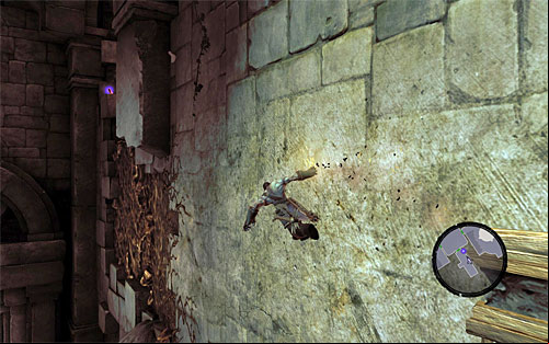 Go back to the highest interactive edge for the last time, but this time start moving left - Restore the Fire of the Mountain (2) - The Fire of the Mountain - Darksiders II - Game Guide and Walkthrough
