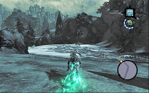 Afterwards, use the newly unlocked age, finding another Boatman Coin - Find Drenchfort - The Tears of the Mountain - Darksiders II - Game Guide and Walkthrough