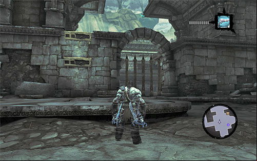 Now we can take care of the north ball - Restore the Tears of the Mountain (1) - The Tears of the Mountain - Darksiders II - Game Guide and Walkthrough