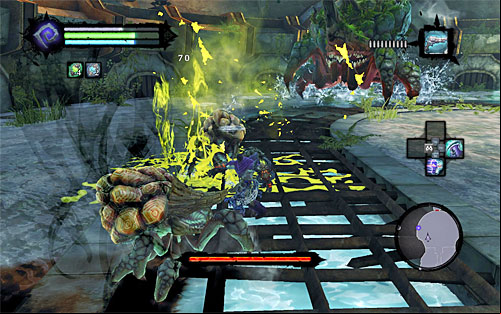That's all for the introduction, now let's get to how to win this battle - Boss 4 - Karkinos - The Tears of the Mountain - Darksiders II - Game Guide and Walkthrough