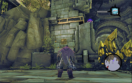 As for the aforementioned Tainted Construct Warriors, get to them only after eliminating the Sentinel, and you shouldn't have any problems with them - Wake the Construct (1) - To Move a Mountain - Darksiders II - Game Guide and Walkthrough