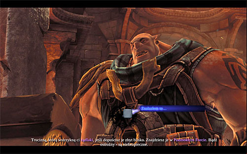 You can now return to Karn, who's standing in the same place as before, at the entrance to the Cauldron (only after completing the main quest connected with this location) - Lost and Found - Small quests - Darksiders II - Game Guide and Walkthrough