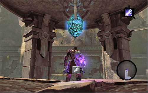 Take the newly opened age and start climbing by jumping between the walls - Wake up the Keeper (3) - The Heart of the Mountain - Darksiders II - Game Guide and Walkthrough