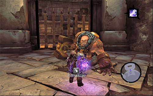 Notice that lava disappeared, so you can go south now - Wake up the Keeper (3) - The Heart of the Mountain - Darksiders II - Game Guide and Walkthrough