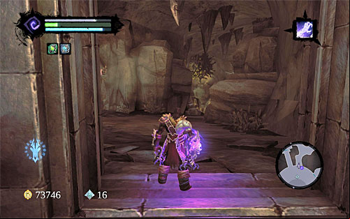 As far as he could fast travel during the previous missions without any problems, the location - Find the Keeper - The Heart of the Mountain - Darksiders II - Game Guide and Walkthrough
