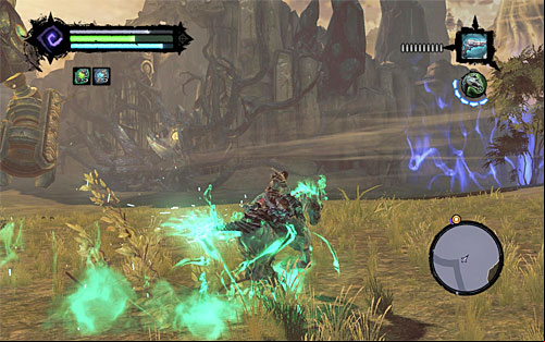 The battle with the Guardian is basically divided into two phases and each of them - Boss 7 - The Guardian - The Heart of the Mountain - Darksiders II - Game Guide and Walkthrough