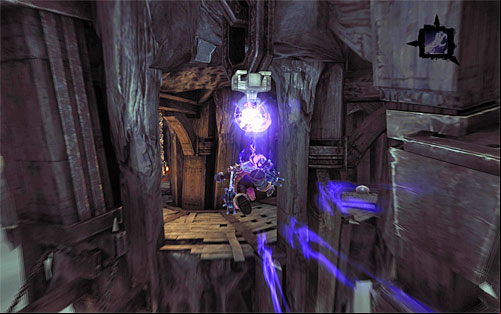 Wait for the movable platform to move into another place and jump over to a stable ledge - Go to the throne room - The Lord of Bones - Darksiders II - Game Guide and Walkthrough