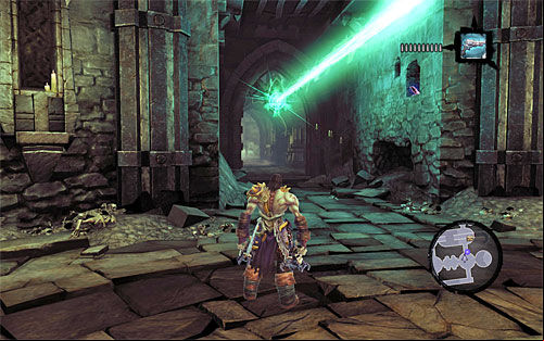 Go back to the statute and this time rotate it south to unlock the age shown on the above screen - Summon the Arena Champion (2) - The Toll of Kings - Darksiders II - Game Guide and Walkthrough