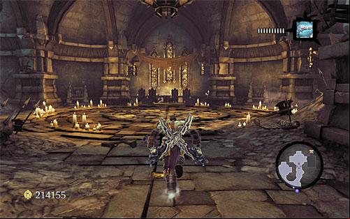 Keep fighting until every enemy is down and only then approach the altar to take the second Animus Stone - Summon the Arena Champion (2) - The Toll of Kings - Darksiders II - Game Guide and Walkthrough