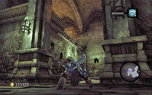 Move to the ading chamber and look around for a chest first - Summon the Arena Champion (2) - The Toll of Kings - Darksiders II - Game Guide and Walkthrough