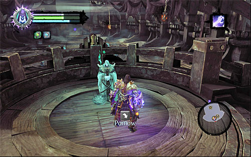 At the journey's end, go up the stairs and talk to the Chancellor - Bring the Skull to the Eternal Throne - The Toll of Kings - Darksiders II - Game Guide and Walkthrough