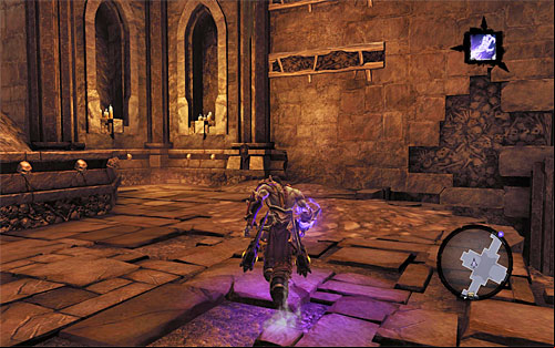 Go left and climb up where the screen shows, thought it's not particularly challenging - Resurrect Phariseer (1) - Phariseer - Darksiders II - Game Guide and Walkthrough