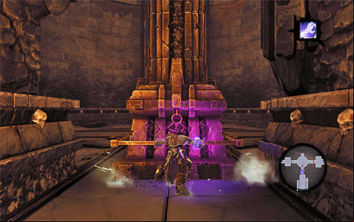 Push the pillar over the recently lifted drawbridge - Resurrect Phariseer (2) - Phariseer - Darksiders II - Game Guide and Walkthrough