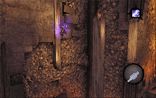 Jump backwards again, this time aiming at the pole right by the wall (the above screen) - Resurrect Phariseer (2) - Phariseer - Darksiders II - Game Guide and Walkthrough