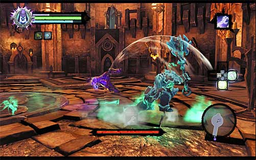 Phariseer is a relatively easy boss to defeat, though his strikes are quite fast - Boss 9 - Phariseer - Phariseer - Darksiders II - Game Guide and Walkthrough