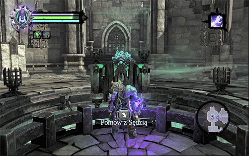 Be cautious because in one of the last rooms you may stumble across several Skeletons - Bring the first Soul - Judicator - Darksiders II - Game Guide and Walkthrough