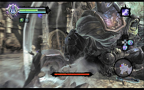 The Tormentor is a very slow boss, which of course doesn't mean you should underestimate him - Boss 10 - Tormentor - Judicator - Darksiders II - Game Guide and Walkthrough