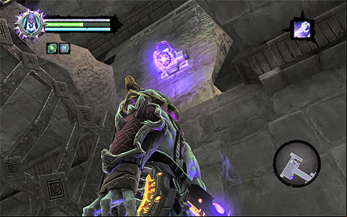 Start off by locating the hole which will take you back to the lower level - Find the second Soul (2) - Judicator - Darksiders II - Game Guide and Walkthrough